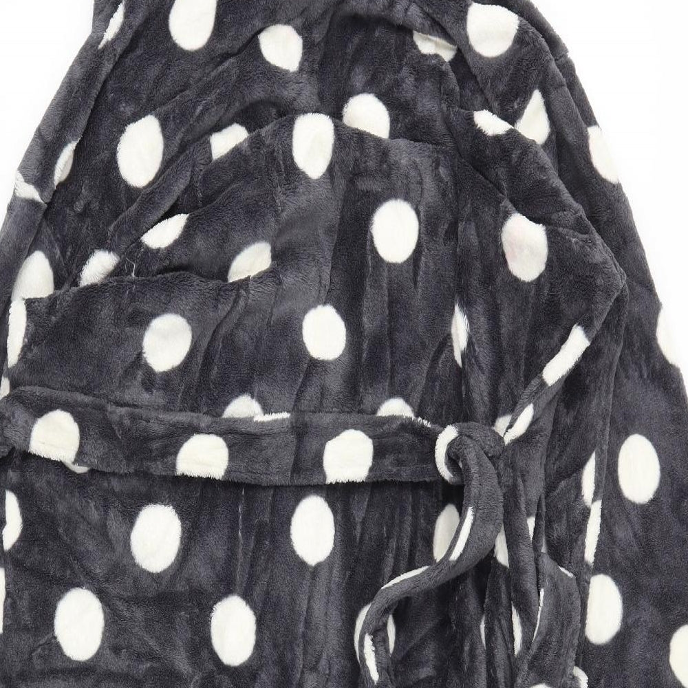 George Womens Grey Animal Print  Cami Gown Size M