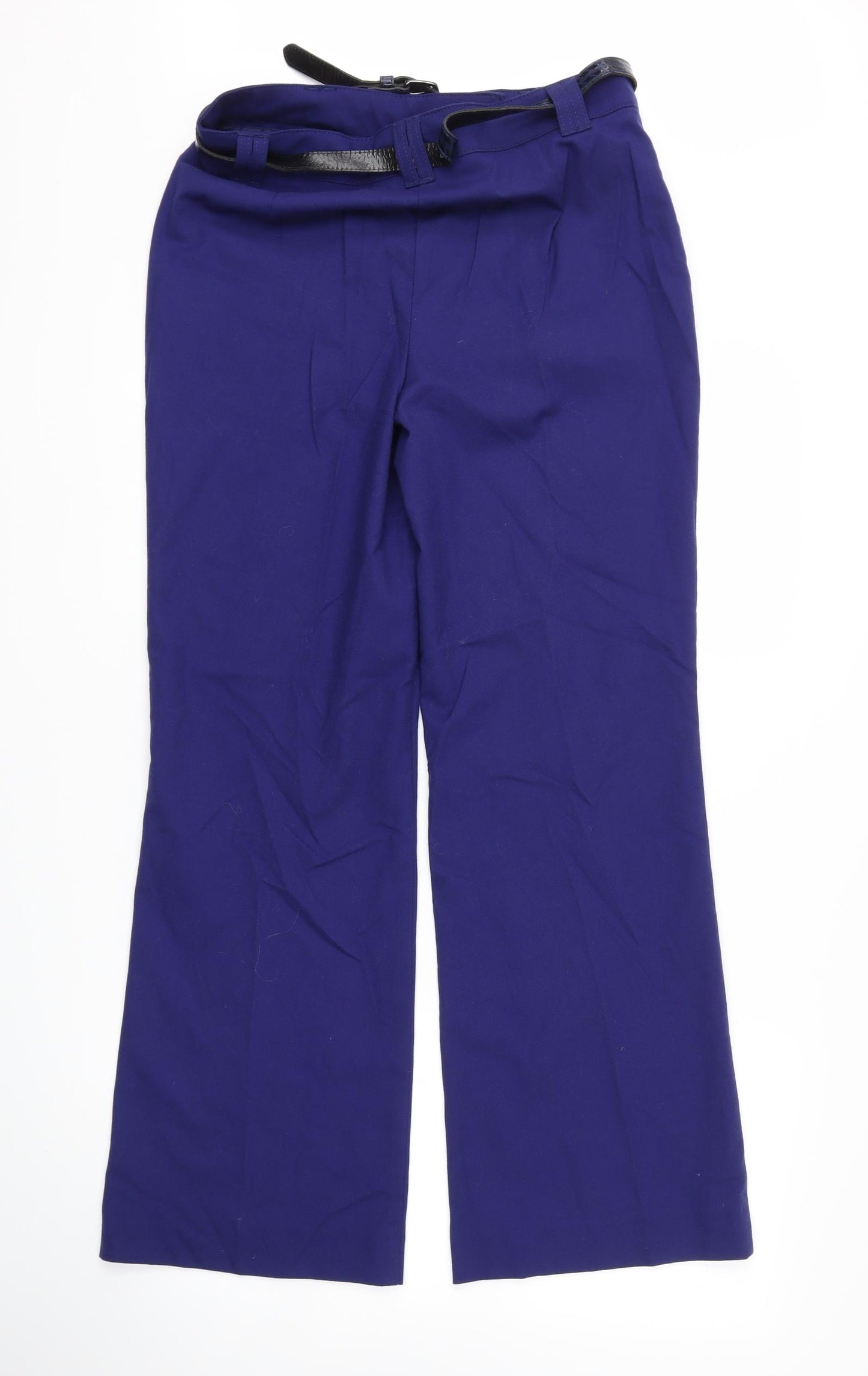 Per Una Womens Blue   Trousers  Size 12 L30 in