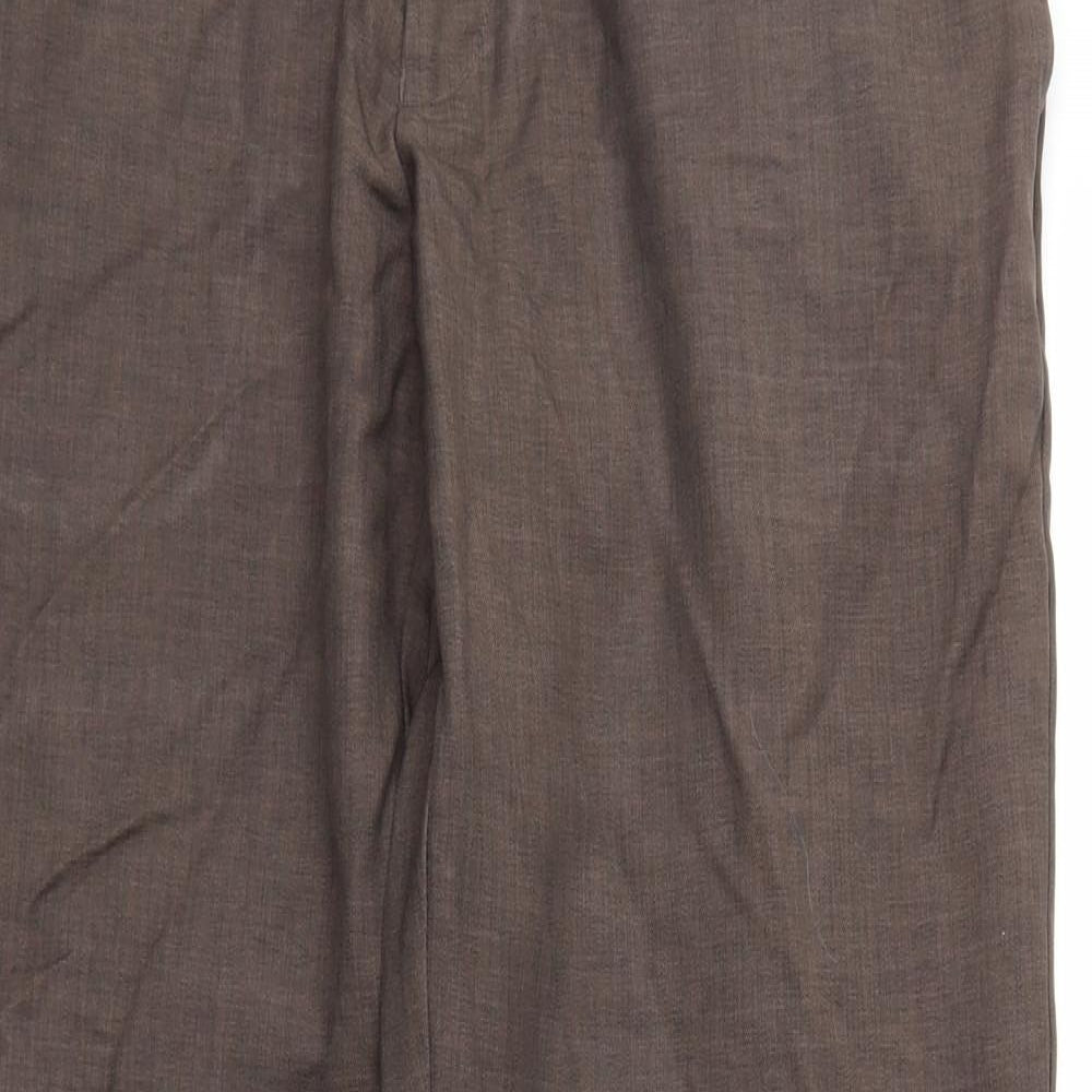 Farah Mens Brown   Trousers  Size 34 in L31 in
