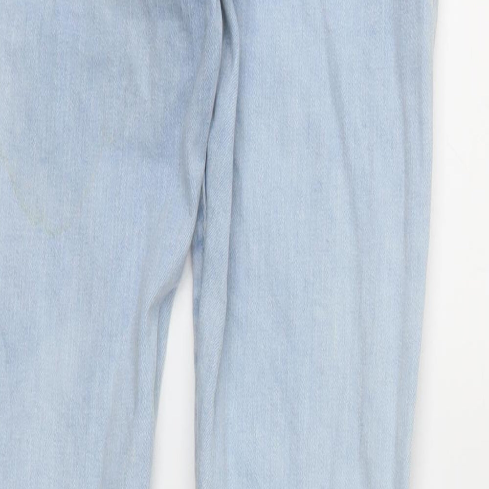 Denim & Co. Womens Blue   Skinny Jeans Size 6 L28 in