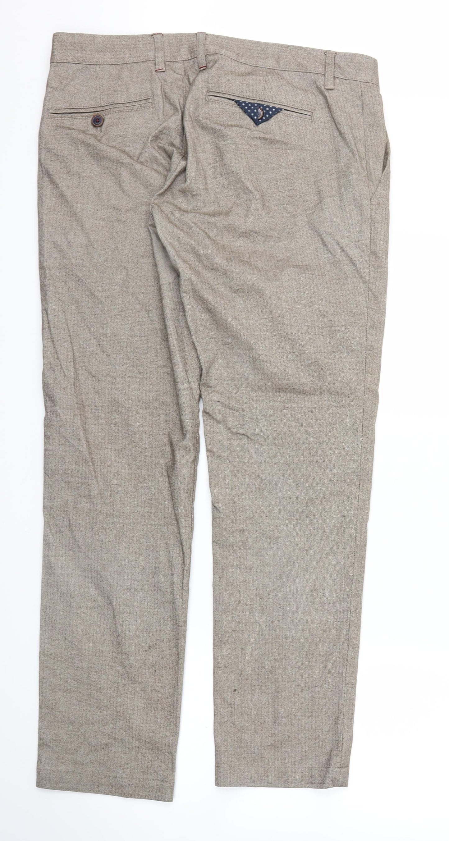 Ted Baker Mens Brown   Trousers  Size 36 L31 in