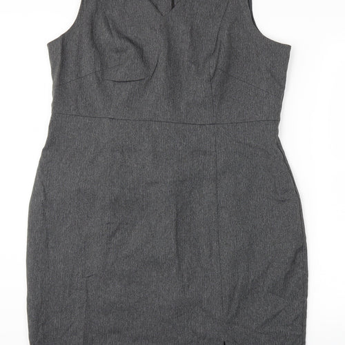 Matalan Womens Grey   Fit & Flare  Size 18