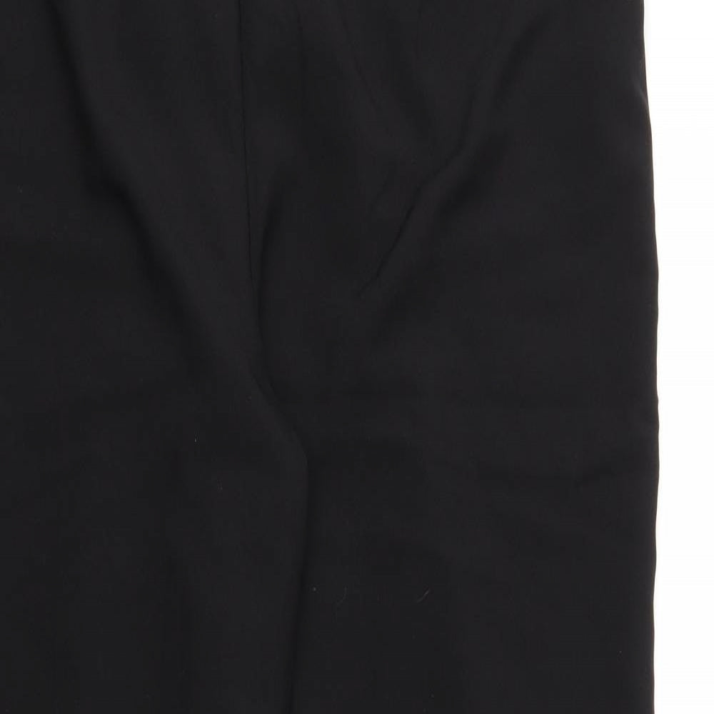 BHS Womens Black   Trousers  Size 20 L29 in - stretch waistband
