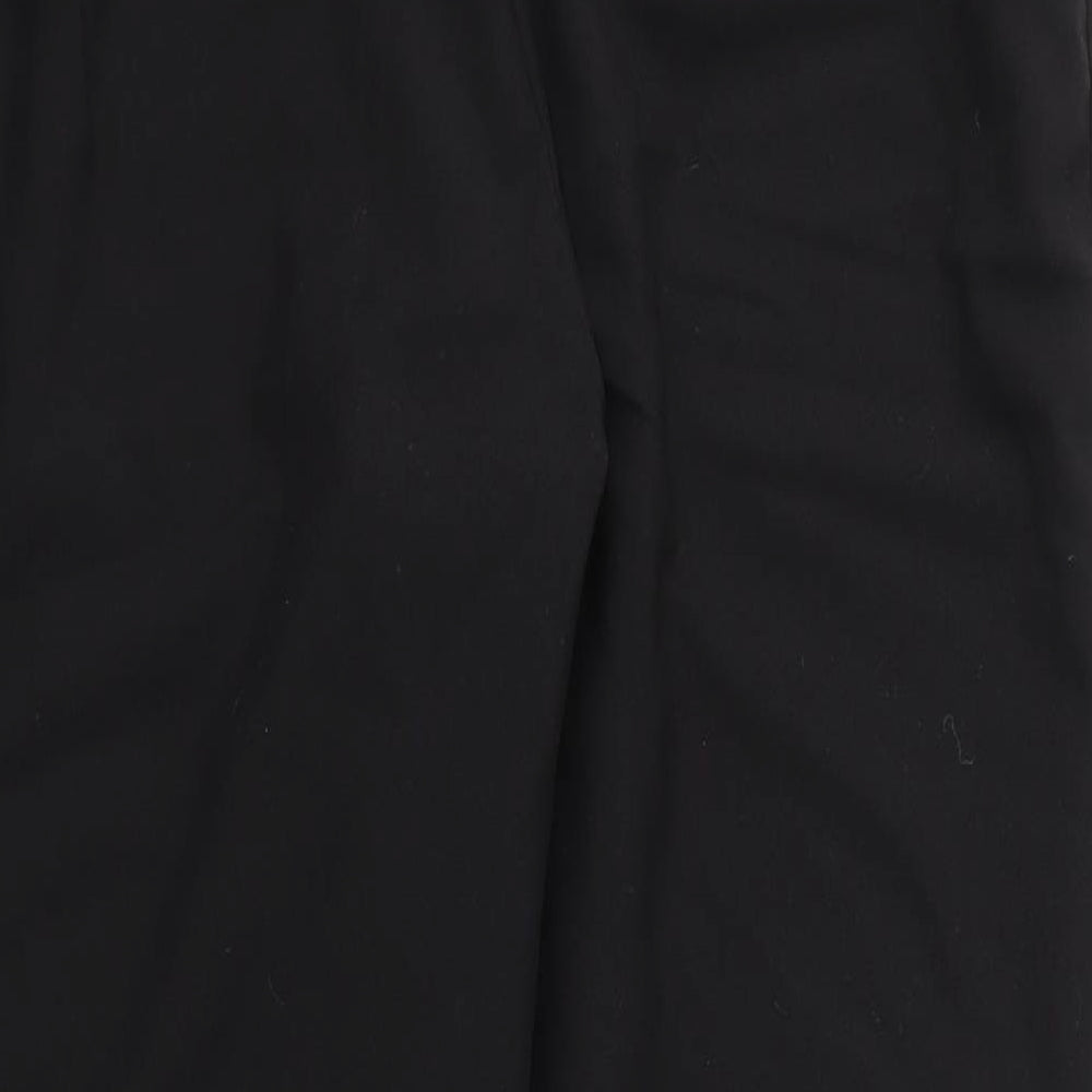 BHS Womens Black   Trousers  Size 20 L29 in - stretch waistband