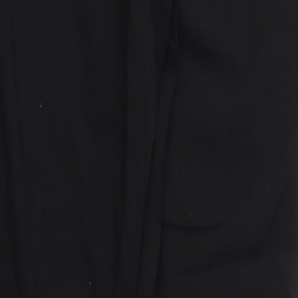 m&s Womens Black   Trousers  Size 14 L30 in