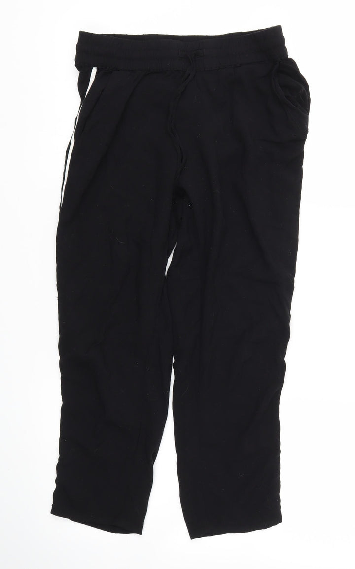 H&M Womens Black Trousers Size 8 L20.5 in - Stretch waistband