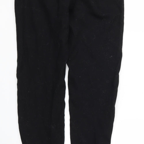 Sisley Womens Black   Trousers  Size 8 L25 in