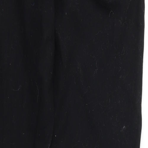 Sisley Womens Black   Trousers  Size 8 L25 in