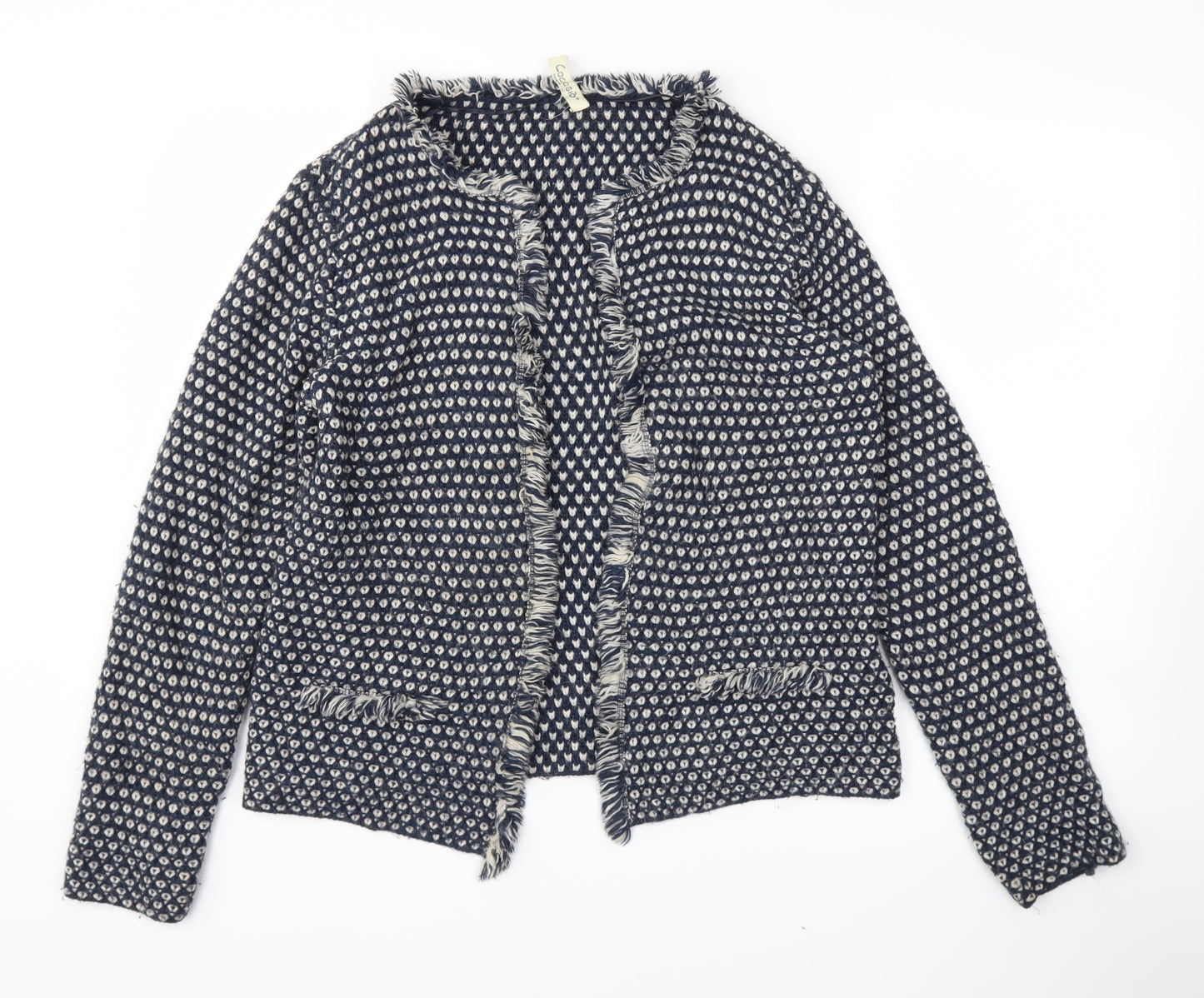 Cocogio Womens Blue   Cardigan Jumper Size M