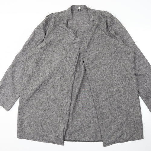 Preworn Womens Grey   Jacket Blazer Size XL