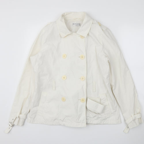 M&S Womens Ivory   Jacket Coat Size 14