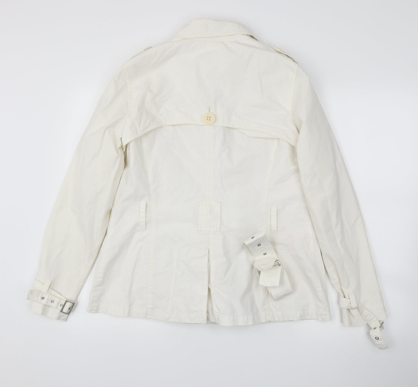 M&S Womens Ivory   Jacket Coat Size 14