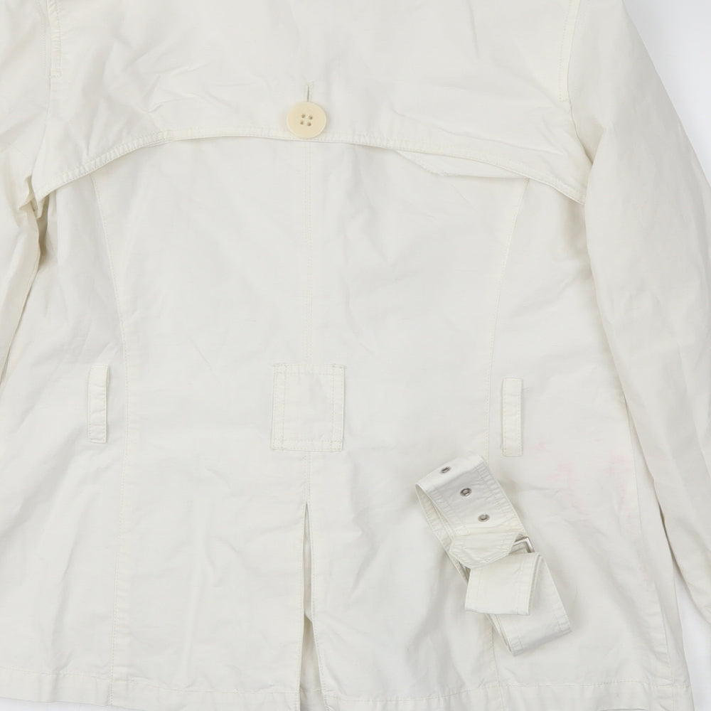 M&S Womens Ivory   Jacket Coat Size 14