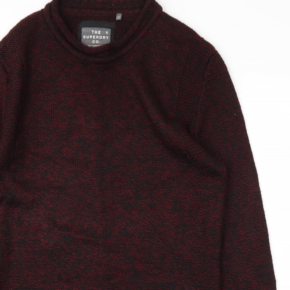 Superdry Mens Red   Pullover Sweatshirt Size S