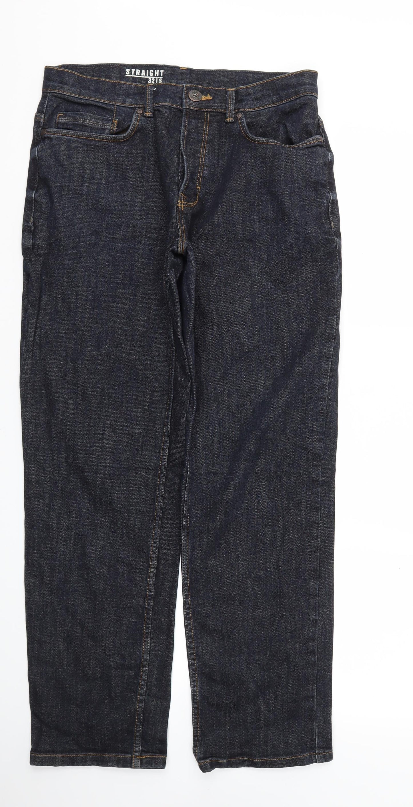 Premium Mens Blue   Straight Jeans Size 32 L30 in