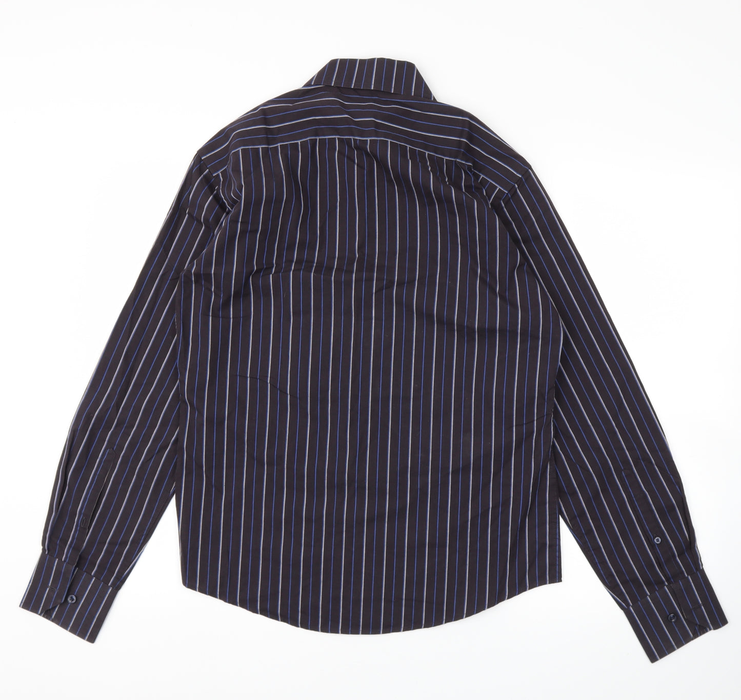 Ben Sherman Mens Black Striped   T-Shirt Size S