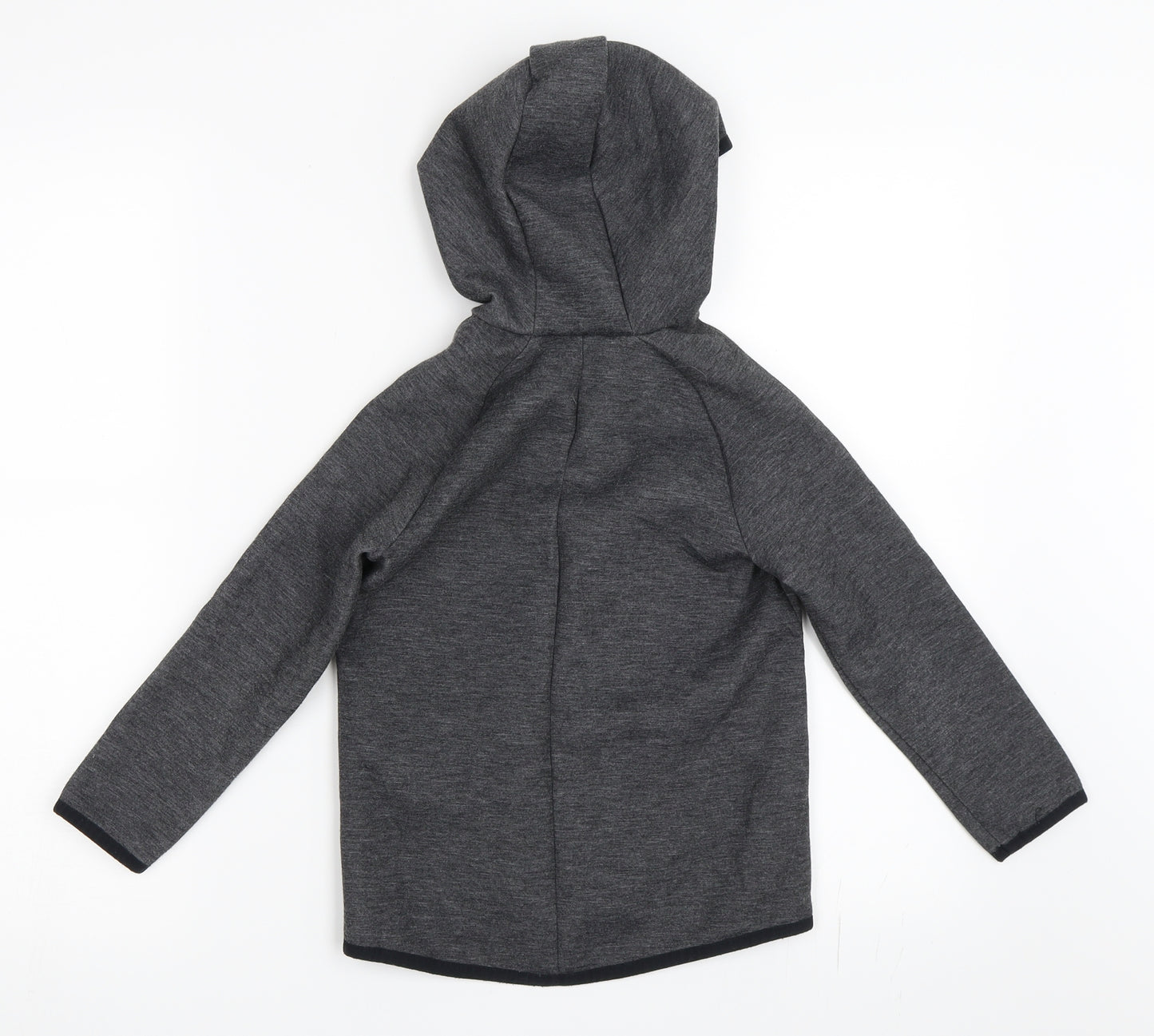 DECATHLON Boys Grey   Full Zip Hoodie Size 5 Years