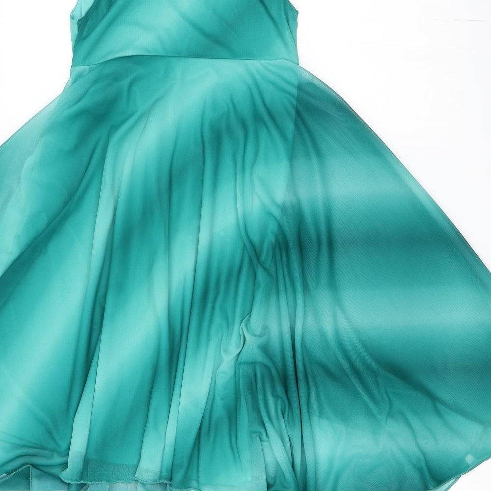 Sweet Millie Girls Green   Skater Dress  Size 10 Years