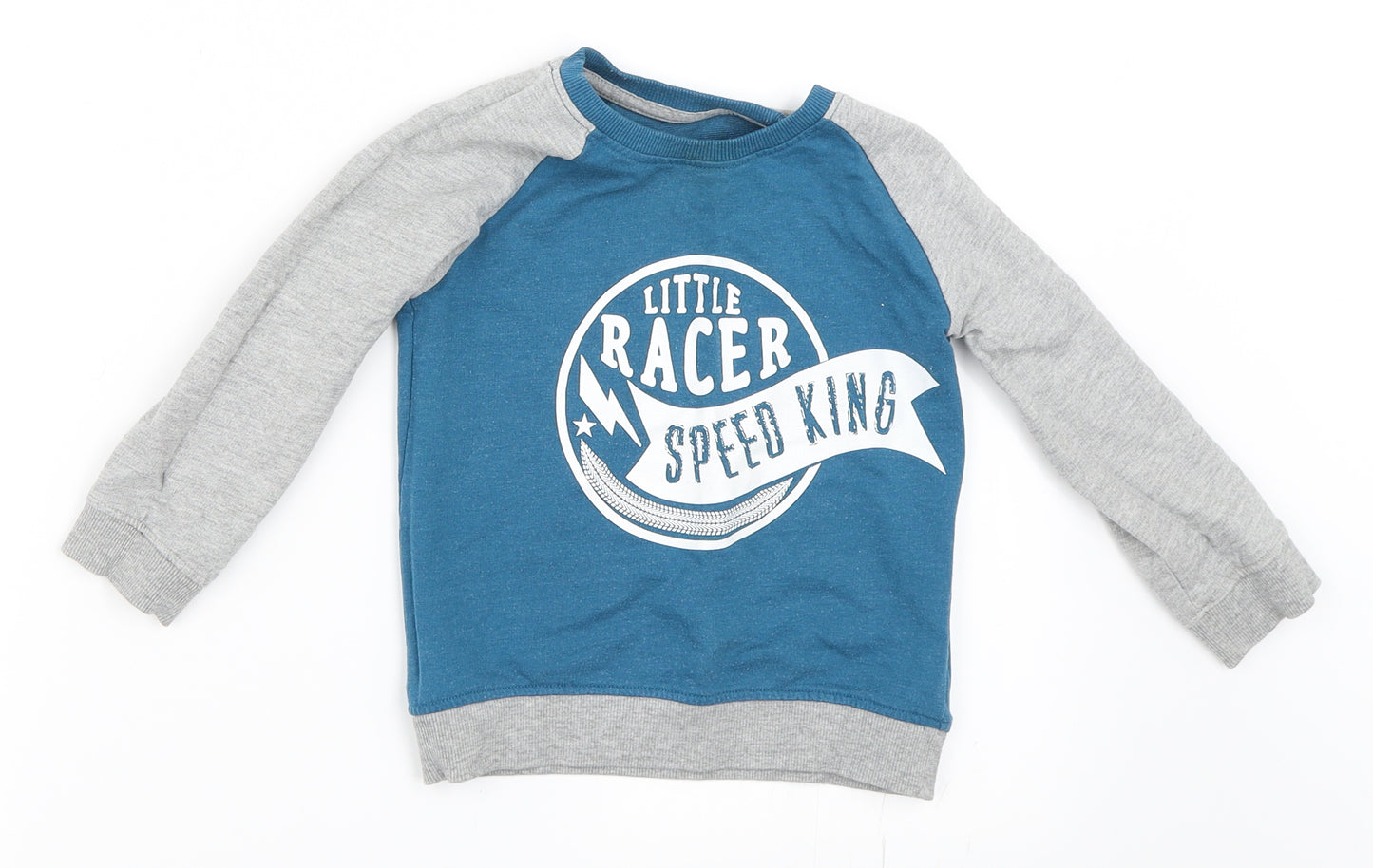 Matalan Boys Grey   Pullover Sweatshirt Size 3-4 Years