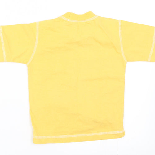 Serious Stuff Boys Yellow   Basic T-Shirt Size 12 Months  - Sailing