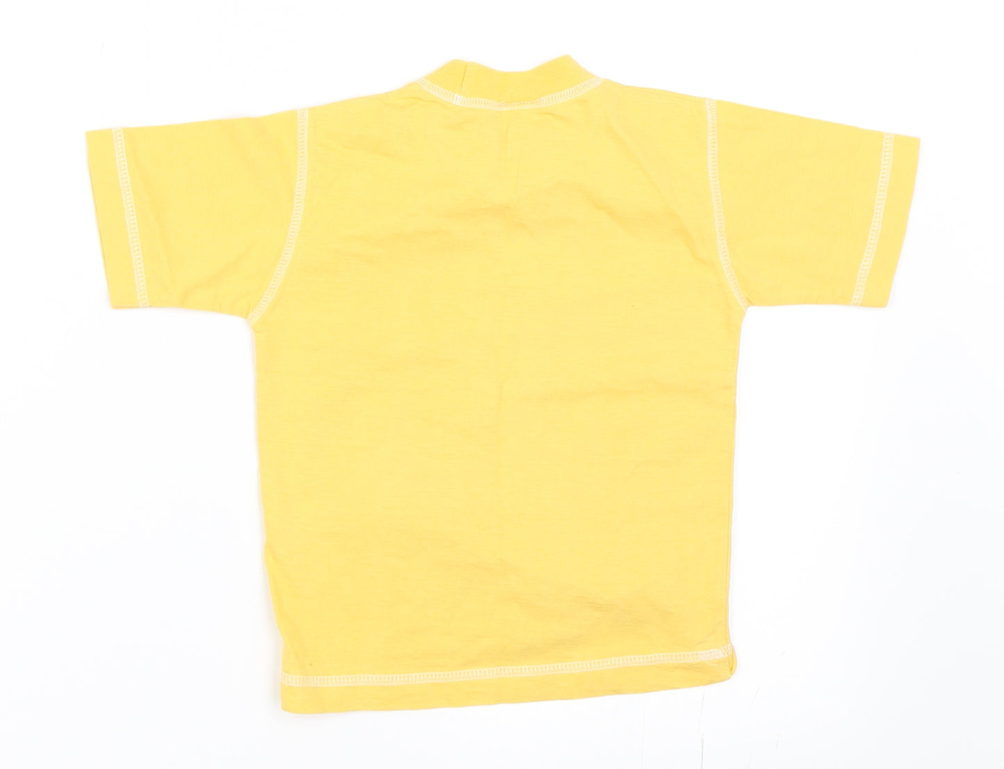 Serious Stuff Boys Yellow   Basic T-Shirt Size 12 Months  - Sailing