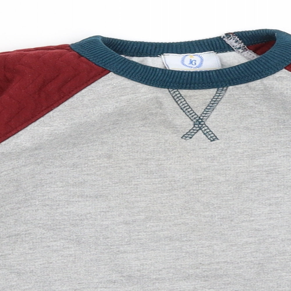 Jack Green Boys Grey   Pullover Sweatshirt Size 3-4 Years