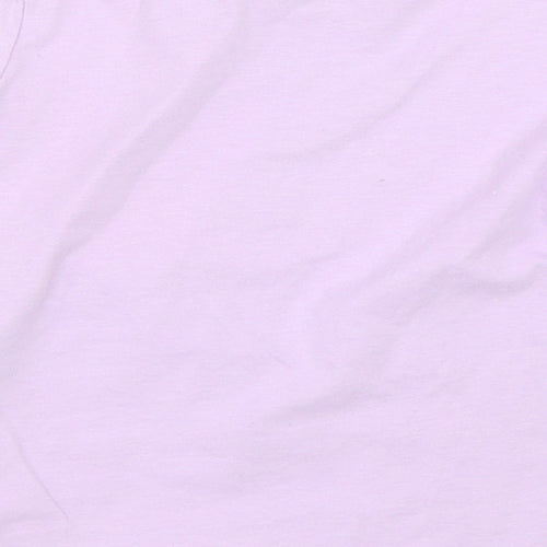 George Girls Purple   Basic T-Shirt Size 4-5 Years  - Disney Frozen