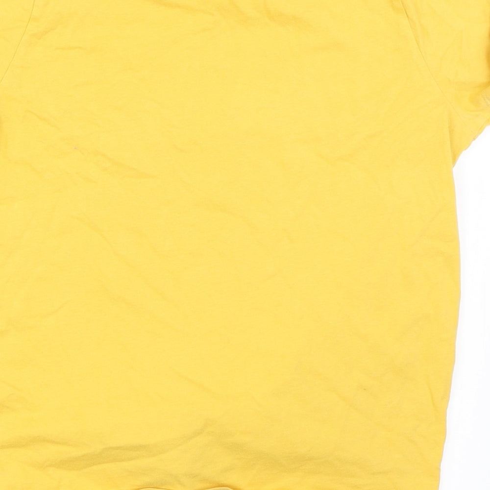 Primark Girls Yellow   Basic T-Shirt Size 13-14 Years  - Friends