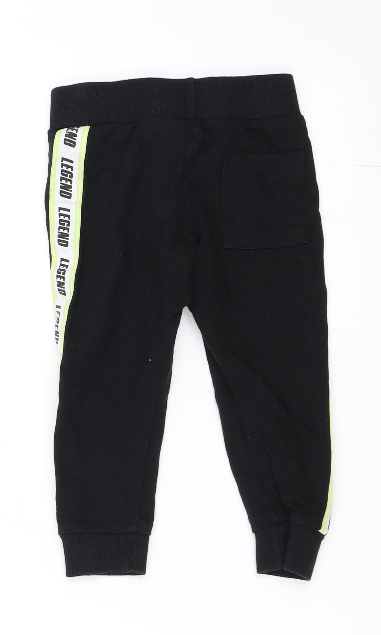 Studio Boys Black   Jogger Trousers Size 2 Years