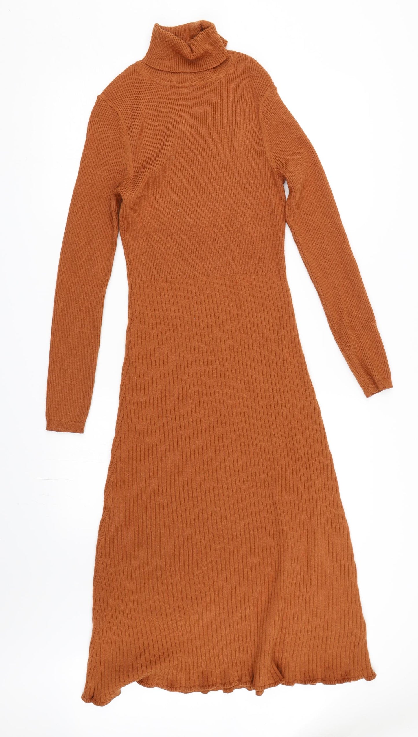Marks and Spencer Womens Orange   Jumper Dress  Size M