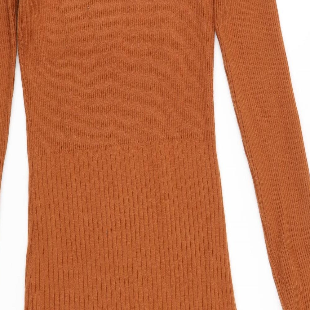 Marks and Spencer Womens Orange   Jumper Dress  Size M