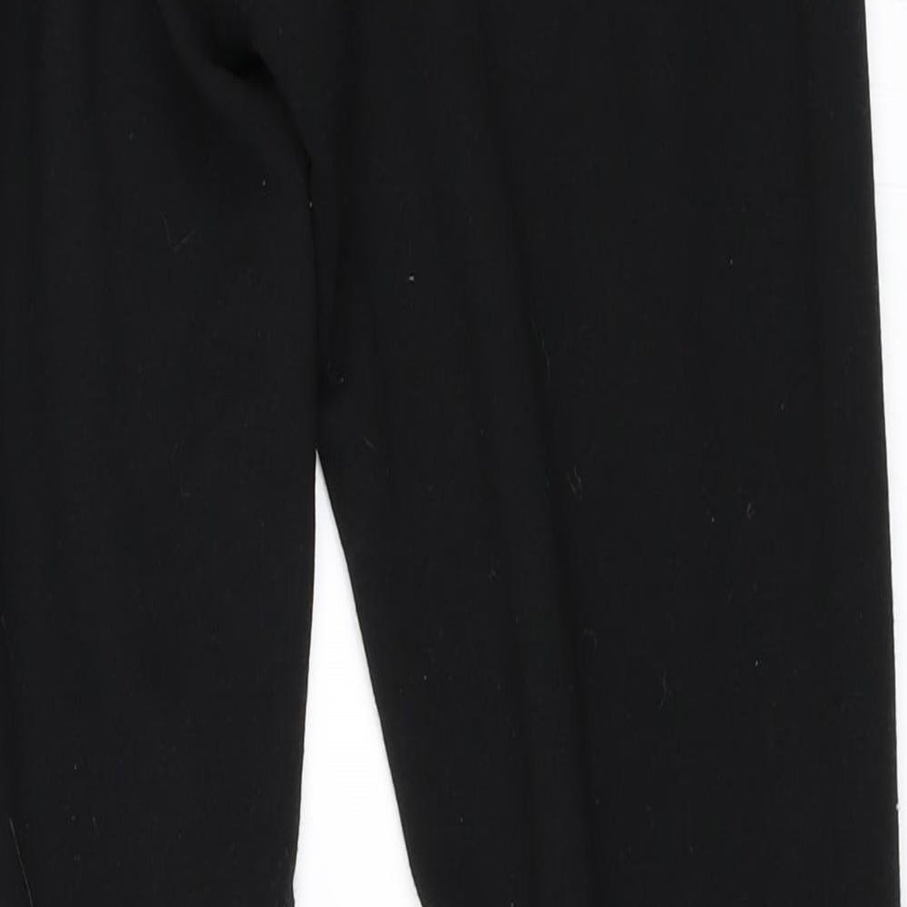 ESMARA Womens Black   Capri Leggings Size S L26 in