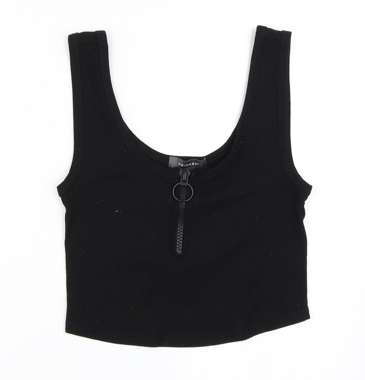Primark Womens Black   Cropped Tank Size 10