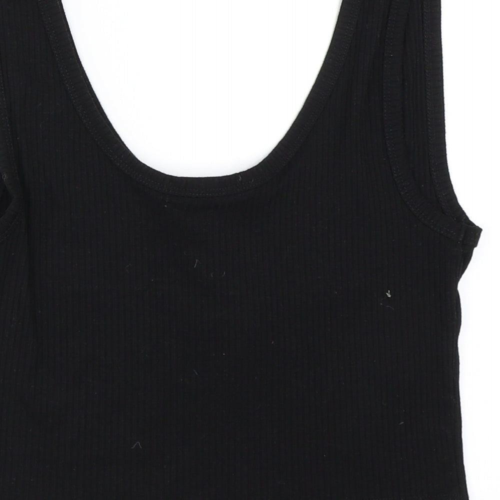 Primark Womens Black   Cropped Tank Size 10
