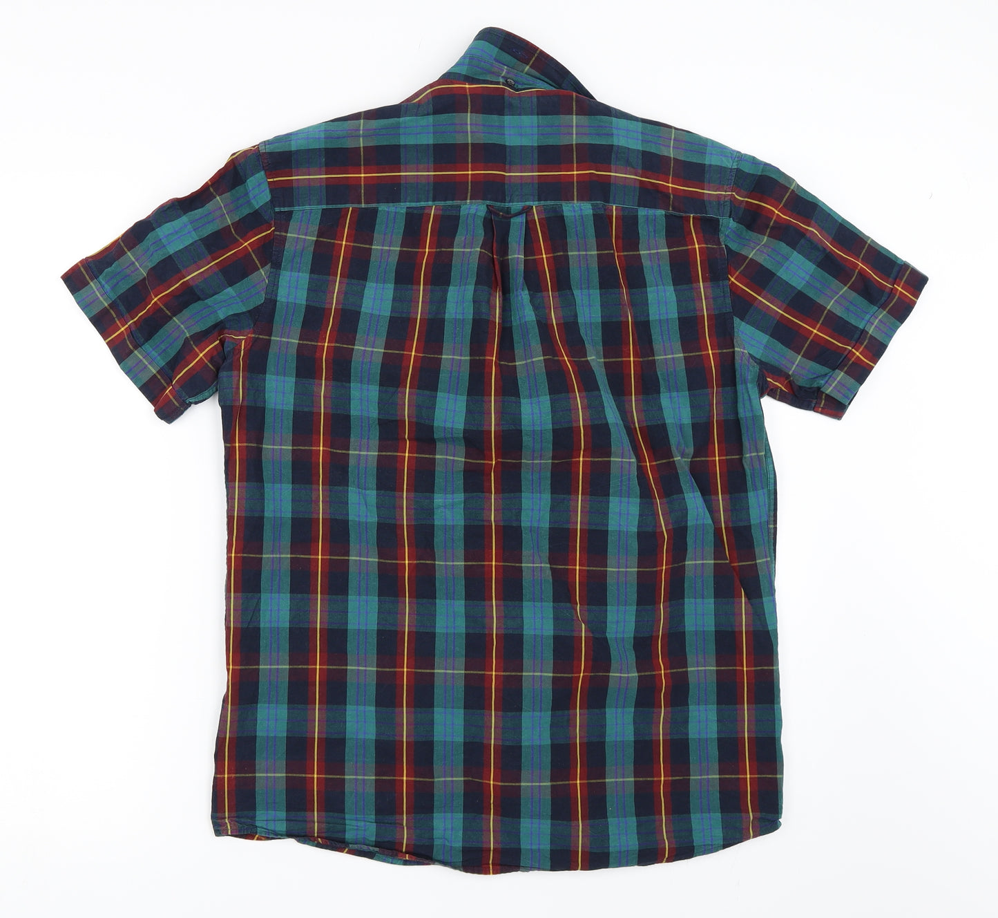 Lyle & Scott Mens Blue Check   Button-Up Size M
