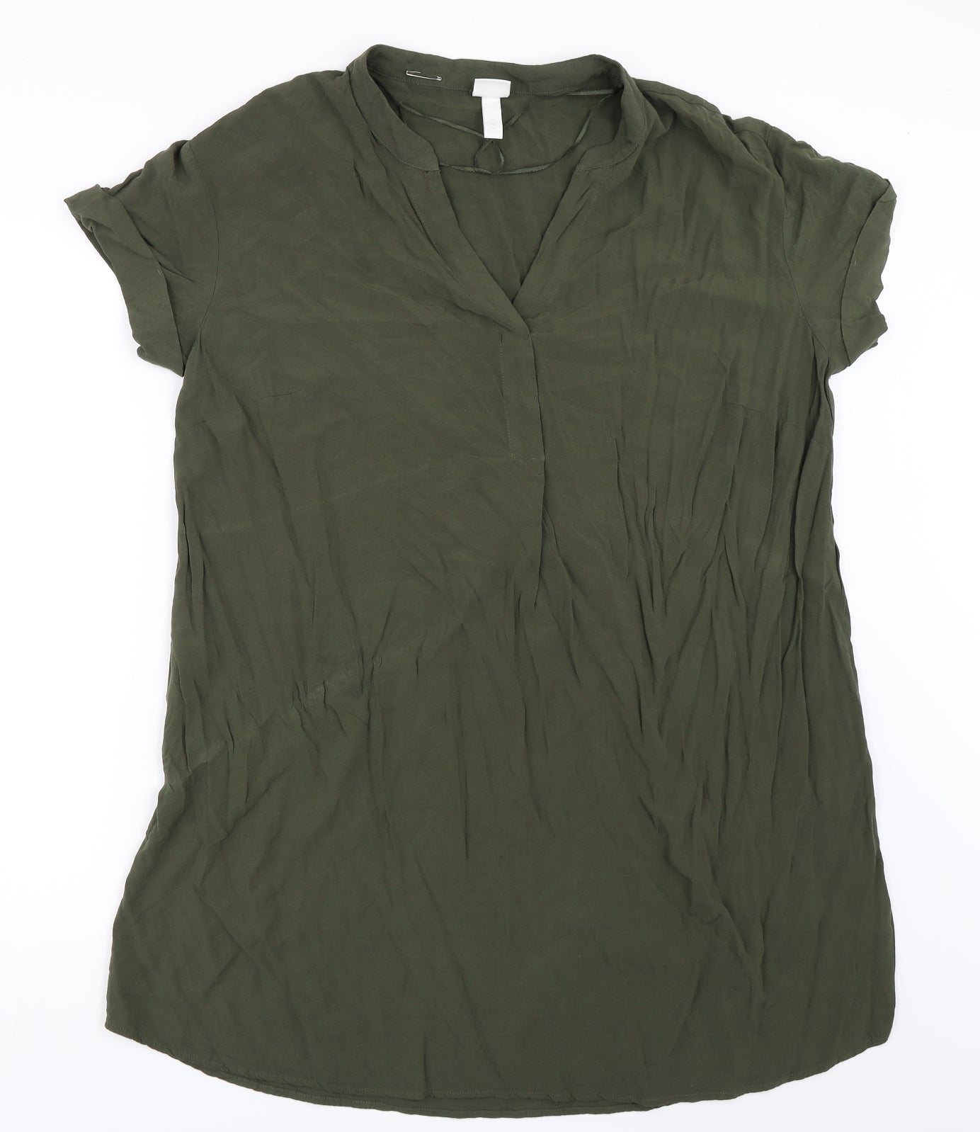 H&M Womens Green   T-Shirt Dress  Size L