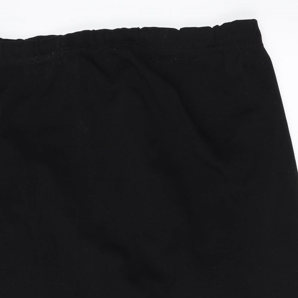 essence Womens Black   A-Line Skirt Size 24