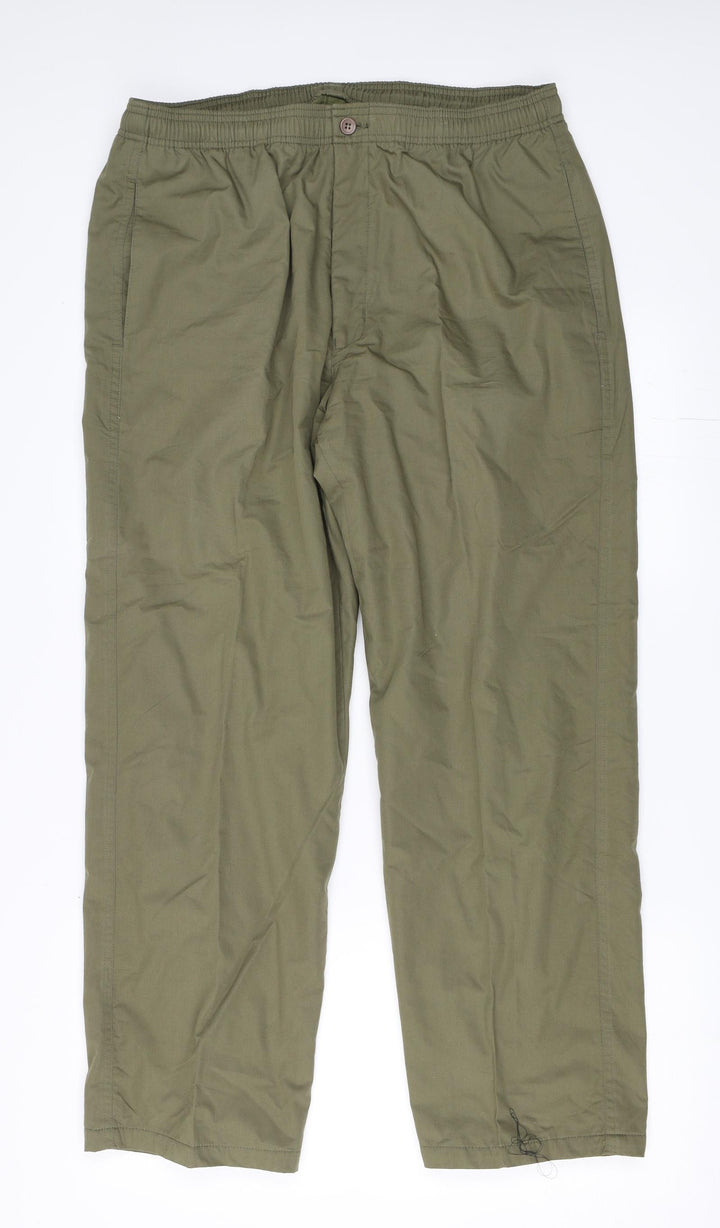 Chums Womens Green Trousers Size 36 in L30 in