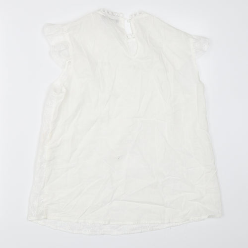 SheIn Womens White   Basic Blouse Size M