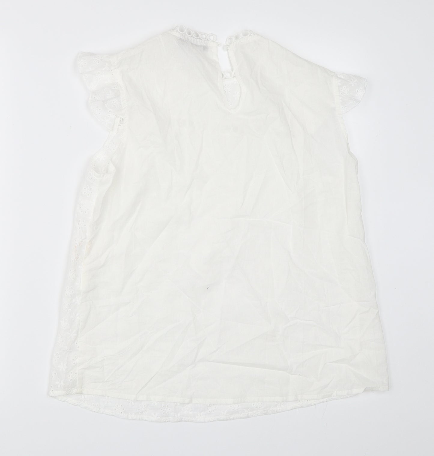 SheIn Womens White   Basic Blouse Size M