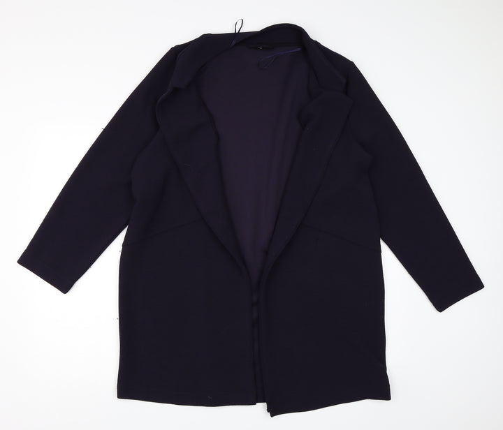 M&Co Womens Blue Jacket Size 18
