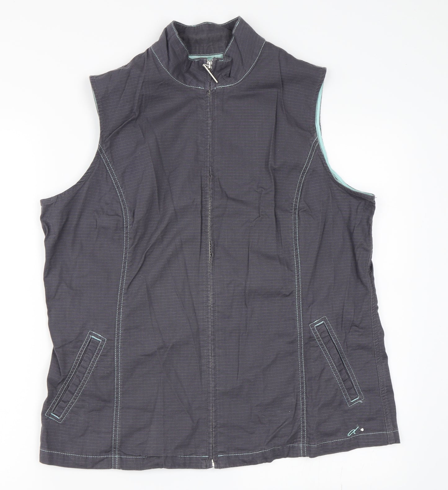 DASH Womens Grey   Jacket Waistcoat Size 14