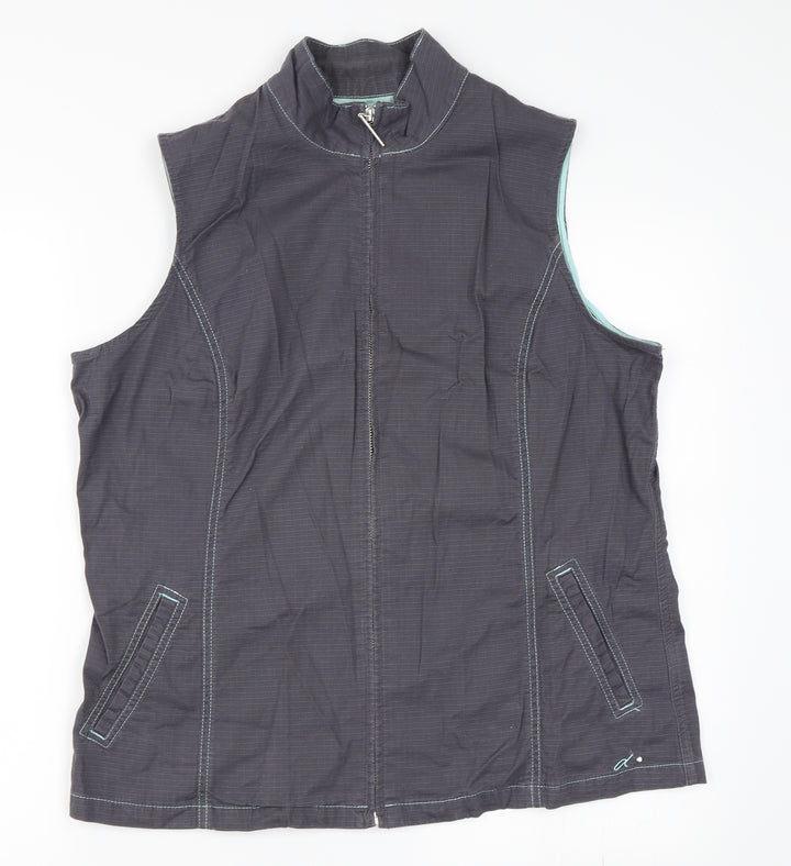 DASH Womens Grey   Jacket Waistcoat Size 14