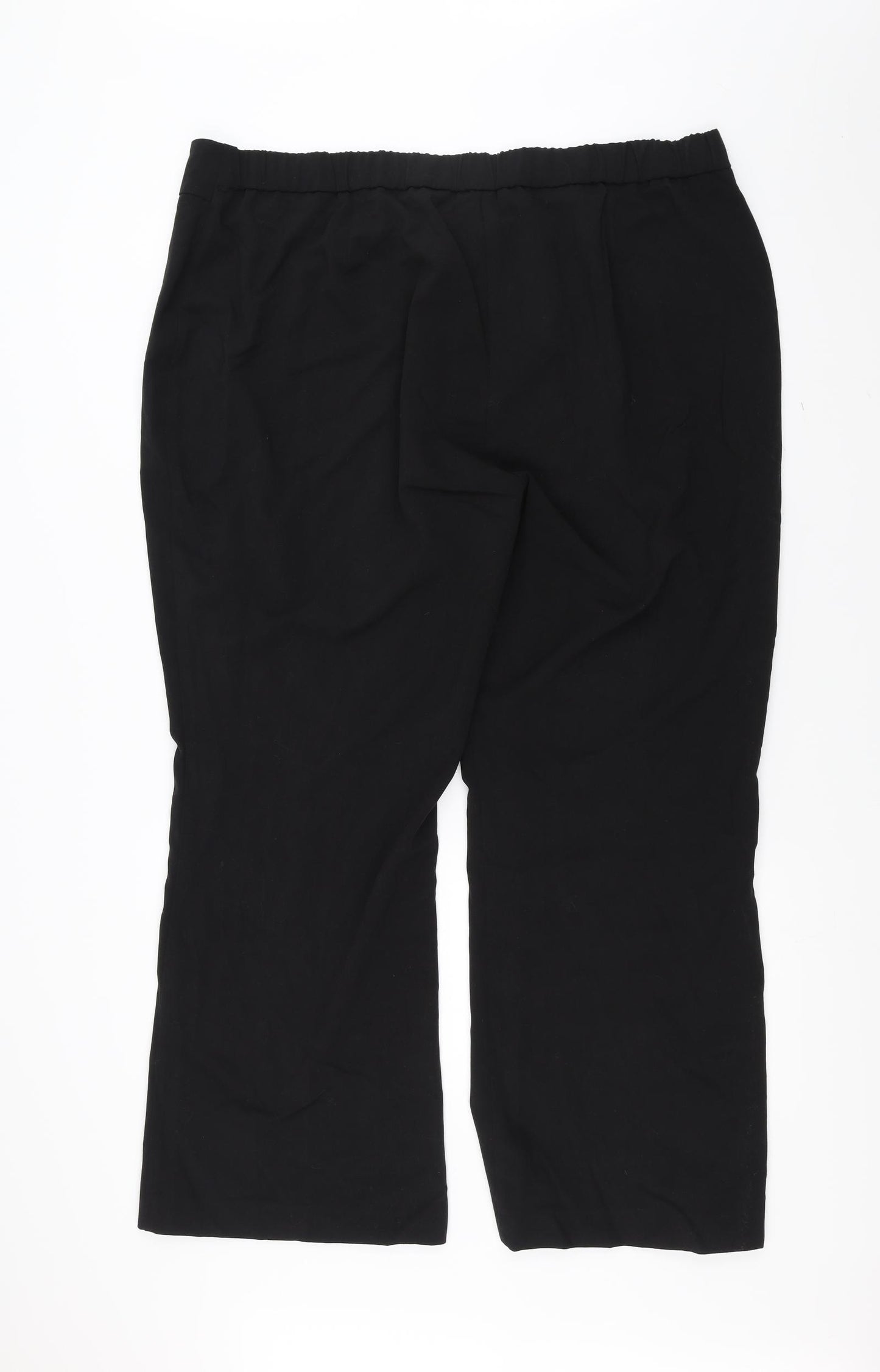 Simply Be Womens Black   Trousers  Size 26 L28 in