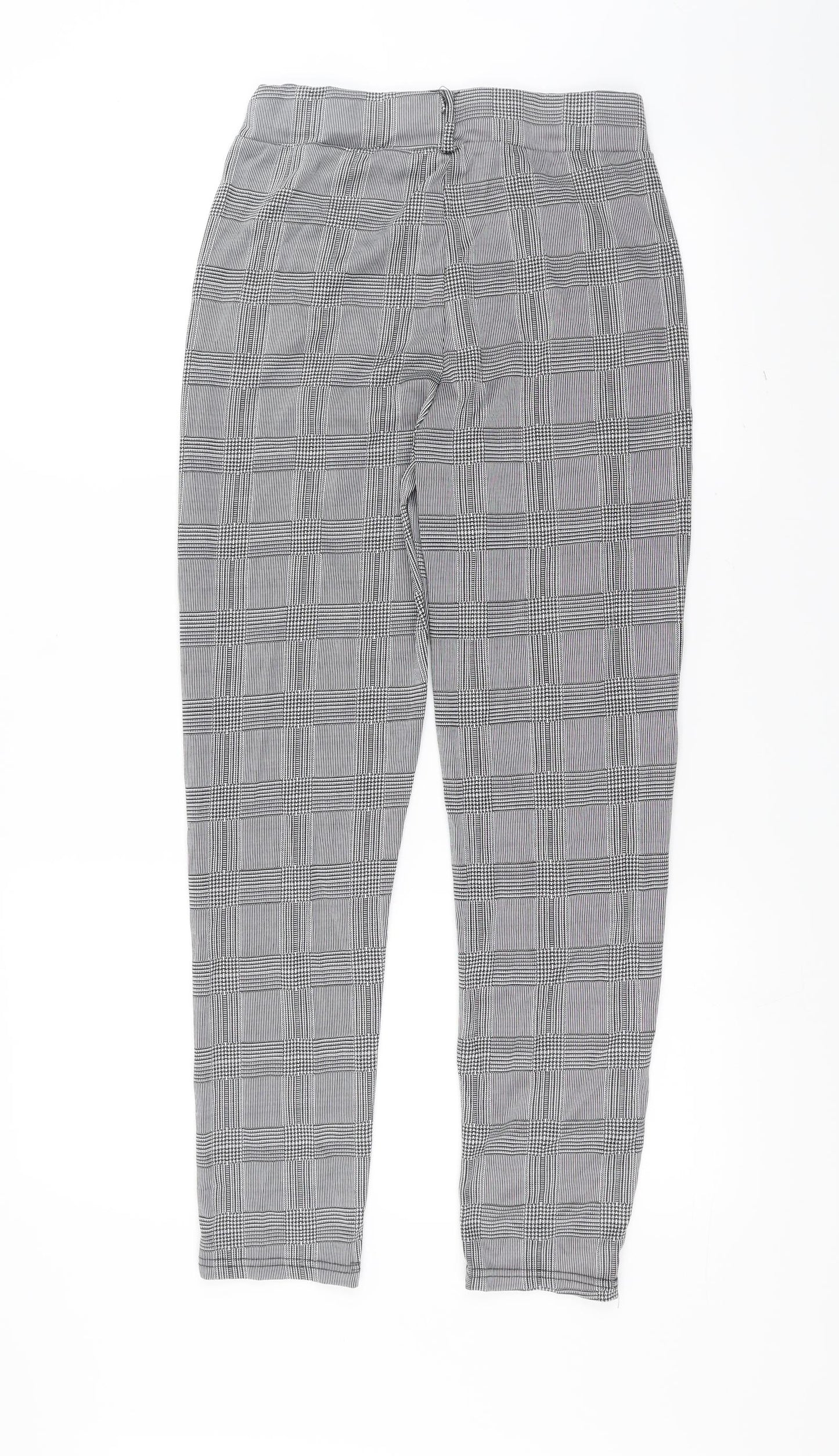 Preworn Womens Grey Check  Trousers  Size XL L28 in - stretch leggings