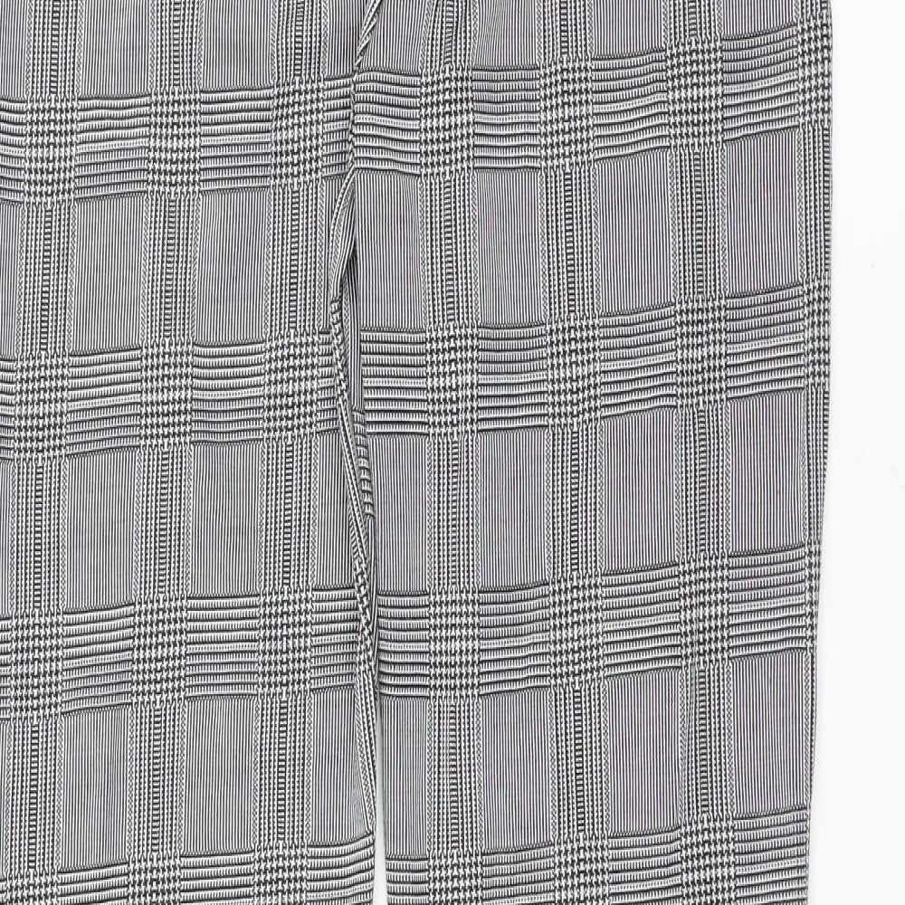 Preworn Womens Grey Check  Trousers  Size XL L28 in - stretch leggings