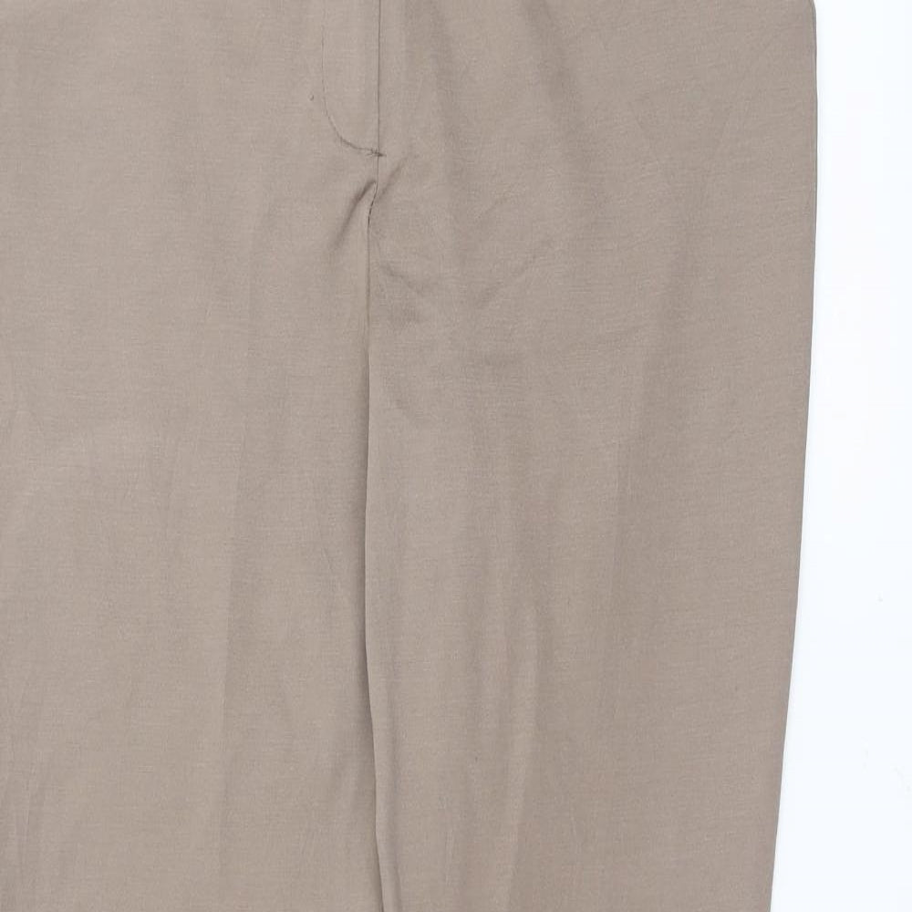 Dorothy Perkins Womens Beige   Trousers  Size 12 L26 in - slim