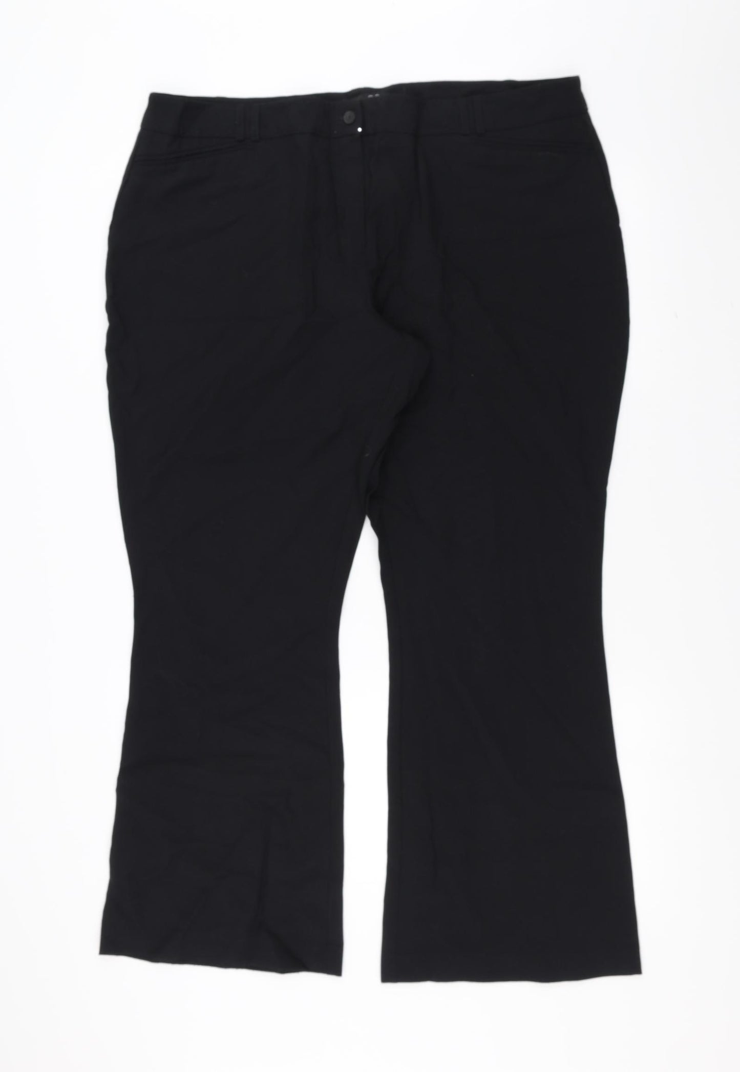 Primark Womens Black   Trousers  Size 20 L29 in - Bootcut