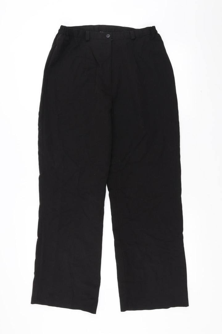 VINCI Womens Black   Trousers  Size 12 L29 in