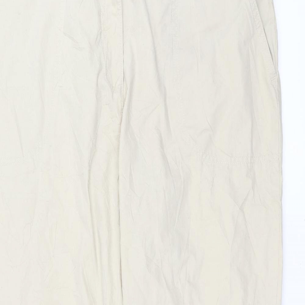 Marks and Spencer Womens Beige   Trousers  Size 18 L27 in